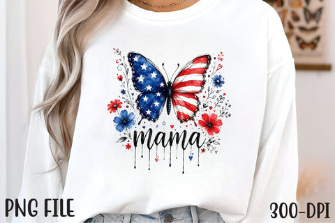 Mama 4th of July Sublimation Sublimation PaperPrintSVG 