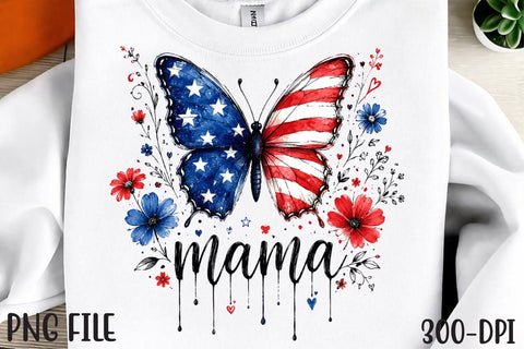 Mama 4th of July Sublimation Sublimation PaperPrintSVG 