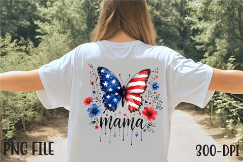 Mama 4th of July Sublimation Sublimation PaperPrintSVG 