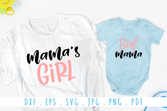 Mama And Me Matching Shirts SVG Cut File SVG dapiyupi store 