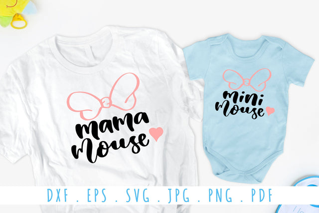 Mama And Me Matching Shirts SVG Cut File SVG dapiyupi store 