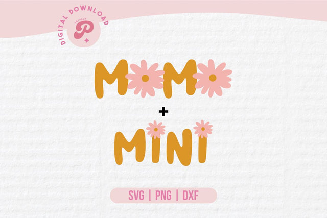 Mama and Mini SVG SVG Totally Posie 