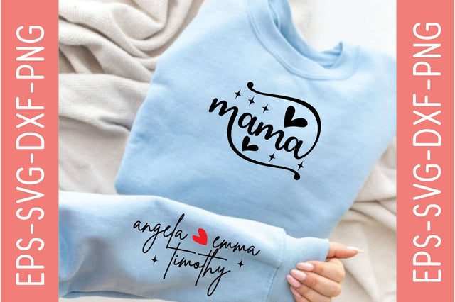 mama, angela emma timothy, Sleeve SVG Bundle, Quotes Design SVG farhad farhad 