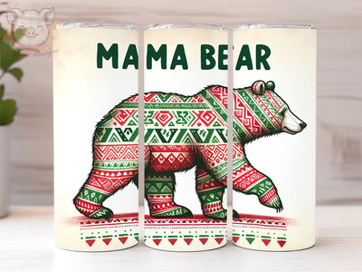 Mama Bear 20oz Tumbler Png, Straight & Tapered Tumbler Png, Retro Western Tumbler Png, Digital Download PNG Sublimation Lara' s Designs 
