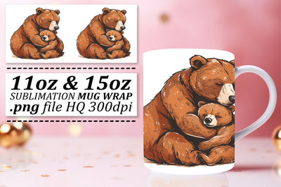 Mama Bear Affection Sublimation Bliss Sublimation afrosvg 