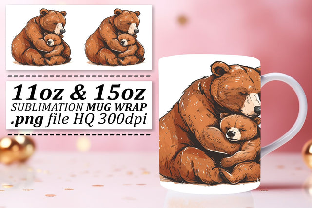 Mama Bear Affection Sublimation Bliss Sublimation afrosvg 