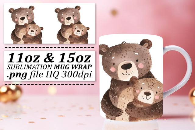 Mama Bear Affection Sublimation Delight Sublimation afrosvg 