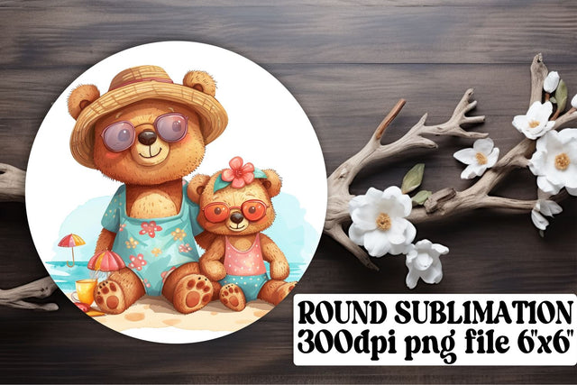 Mama Bear Car Coaster Sublimation Sublimation afrosvg 