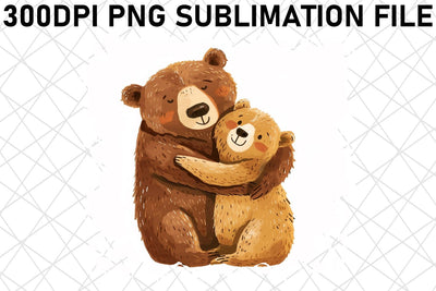 Mama Bear Comfort: Mother's Day Sublimation Graphic Sublimation afrosvg 