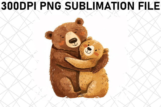Mama Bear Comfort: Mother's Day Sublimation Graphic Sublimation afrosvg 