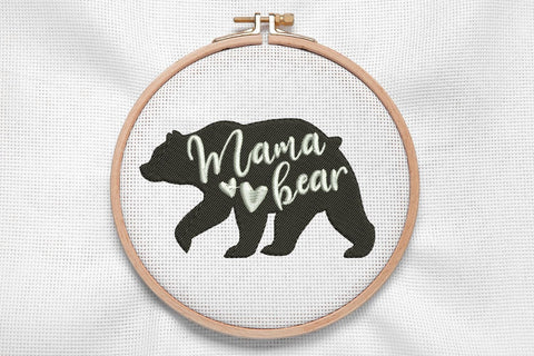 Mama Bear for Machine Embroidery Embroidery/Applique DESIGNS SvgOcean 