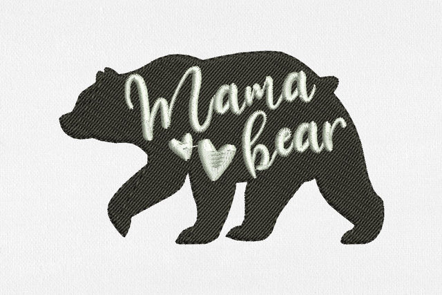 Mama Bear for Machine Embroidery Embroidery/Applique DESIGNS SvgOcean 