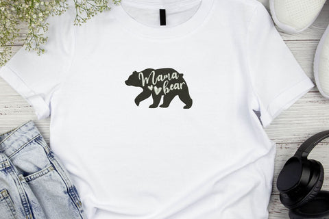 Mama Bear for Machine Embroidery Embroidery/Applique DESIGNS SvgOcean 