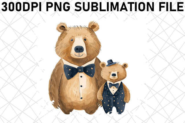 Mama Bear Heart: Mother's Day Sublimation PNG Sublimation afrosvg 