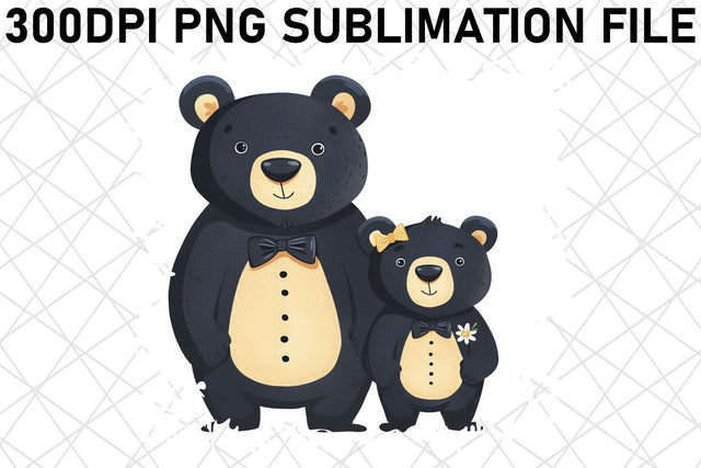 Mama Bear Kisses: Mother's Day Sublimation Design Sublimation afrosvg 