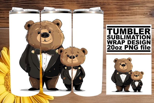 Mama Bear Love Sublimation Tumbler Wrap - Celebrate Mom's Everlasting Love Sublimation afrosvg 