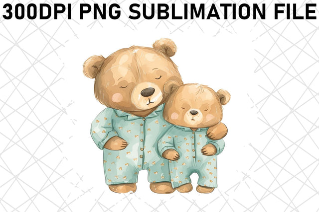 Mama Bear Snuggle: Mother's Day Sublimation Art Sublimation afrosvg 