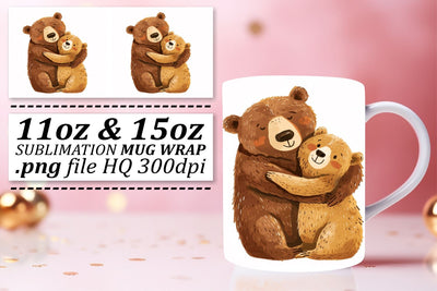 Mama Bear Sublimation Wonderland Delight Sublimation afrosvg 