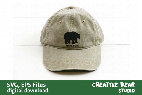 Mama Bear SVG and EPS | Creative Bear Studio SVG Creative Bear Studio 