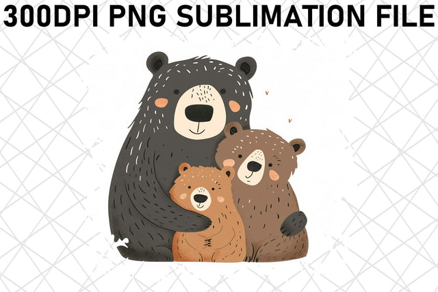 Mama Bear Sweetness: Mother's Day Sublimation PNG Sublimation afrosvg 
