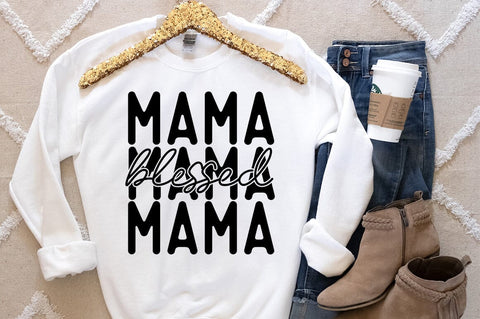 Mama blessed SVG Design SVG Designangry 
