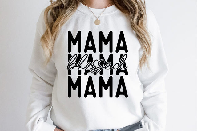 Mama blessed SVG Design SVG Designangry 