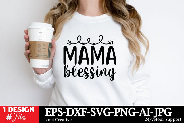 Mama Blessing SVG Cut File SVG Insomnia Std 