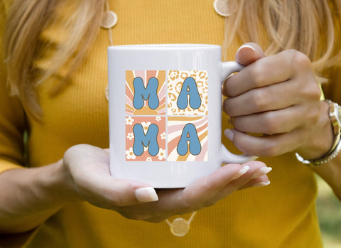 Mama Boho Squared DTF Transfer Physical So Fontsy T-Shirt Iron-On Transfer Shop