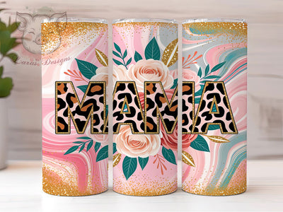 Mama Bold Letters 20oz Tumbler, Bold Typography, Mama Theme, Lettering Design, Minimalist Style, Whimsical Charm, Skinny Tumbler, Sublimation PNG Sublimation Lara' s Designs 