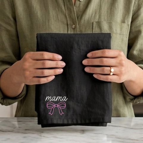 Mama Bow Embroidery Design – Pink Coquette Bow Mom Machine Embroidery File Embroidery/Applique DESIGNS PatternFeed8 