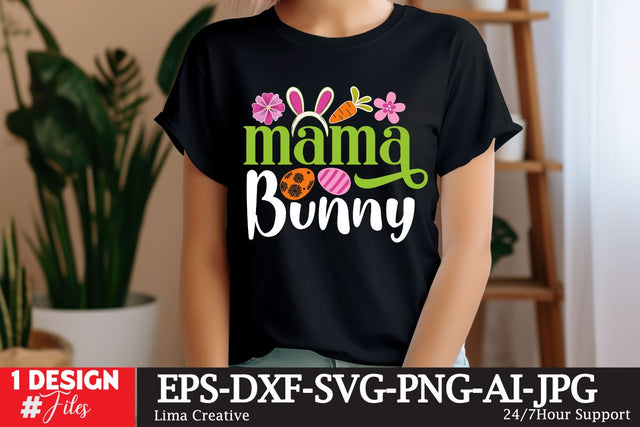Mama Bunny SVG Cut File , EAster SVG Design SVG Insomnia Std 