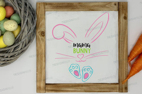 Mama bunny Svg Design SVG Regulrcrative 