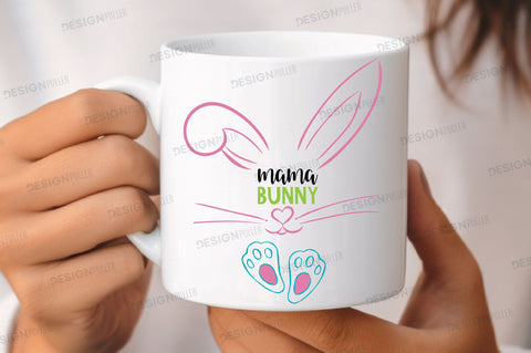 Mama bunny Svg Design SVG Regulrcrative 