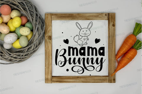 Mama bunny Svg Design SVG Regulrcrative 