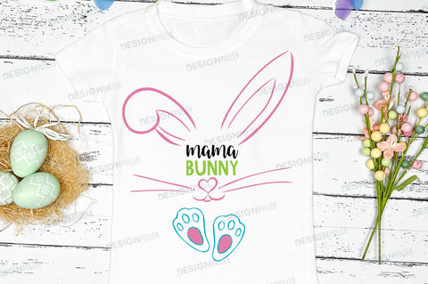 Mama bunny Svg Design SVG Regulrcrative 