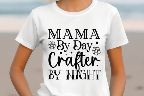 Mama by day crafter by Svg Design SVG Regulrcrative 