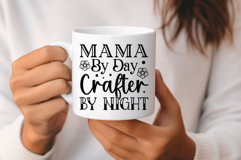 Mama by day crafter by Svg Design SVG Regulrcrative 