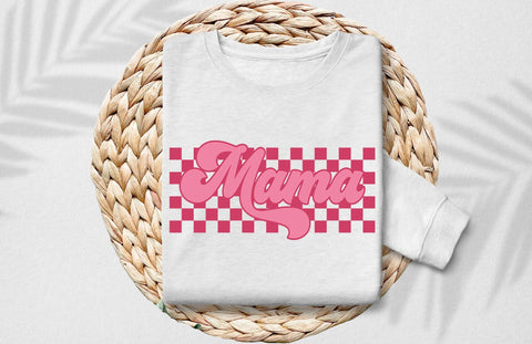 Mama Checkered PNG Sublimation - Mama SVG, Checkered Mama SVG, Mama PNG, Mom SVG, Mother's Day SVG SVG GraphicsTreasures 