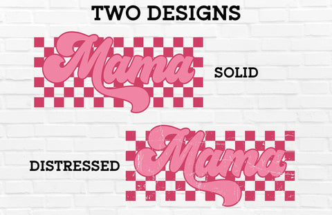 Mama Checkered PNG Sublimation - Mama SVG, Checkered Mama SVG, Mama PNG, Mom SVG, Mother's Day SVG SVG GraphicsTreasures 