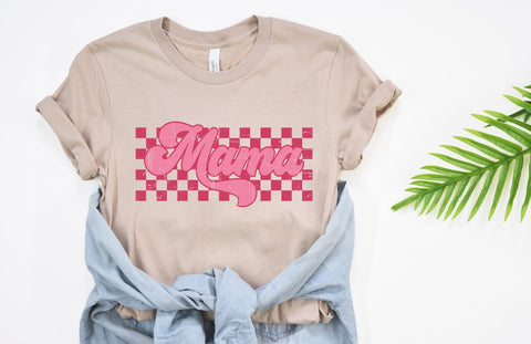Mama Checkered PNG Sublimation - Mama SVG, Checkered Mama SVG, Mama PNG, Mom SVG, Mother's Day SVG SVG GraphicsTreasures 