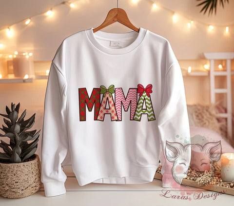 Mama Claus, Christmas Cake, PNG Sublimation, Holiday Decor, Cute Mama, Digital Download, Christmas Tree, Festive Design Sublimation Lara' s Designs 
