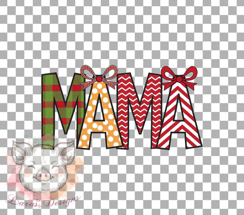 Mama Claus, Christmas Cake, PNG Sublimation, Holiday Decor, Cute Mama, Digital Download, Christmas Tree, Festive Design Sublimation Lara' s Designs 