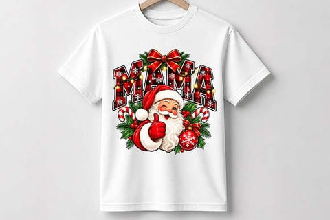 Mama Claus Christmas Santa Mom Design SVG BillahCrafts 