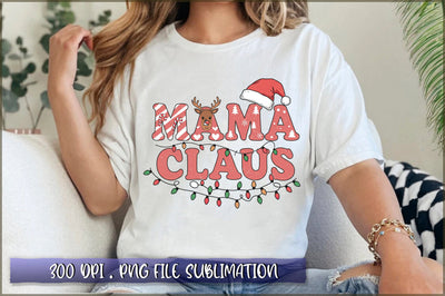 Mama Claus Christmas Sublimation Sublimation Shetara Begum 