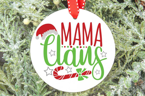 Mama Claus| Funny Christmas Mom SVG Cutting Files. SVG CosmosFineArt 