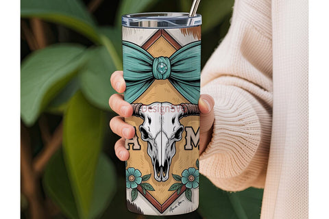 Mama Cowhide Tumbler Wrap Sublimation DesignSVG 