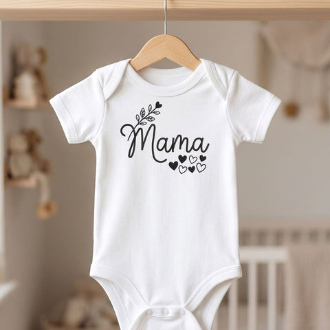 Mama Embroidery Design – Floral Mama Hearts Script Mother's Day Machine Embroidery File Embroidery/Applique DESIGNS PatternFeed8 