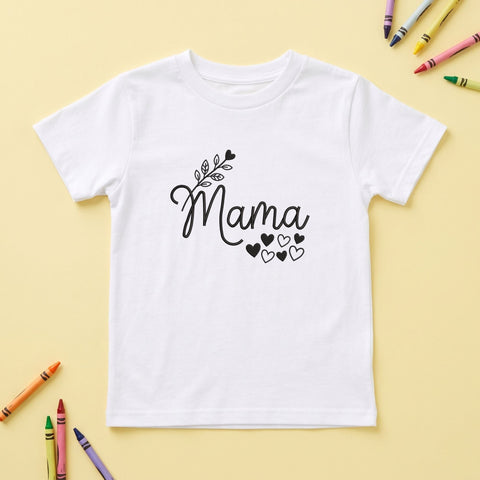 Mama Embroidery Design – Floral Mama Hearts Script Mother's Day Machine Embroidery File Embroidery/Applique DESIGNS PatternFeed8 