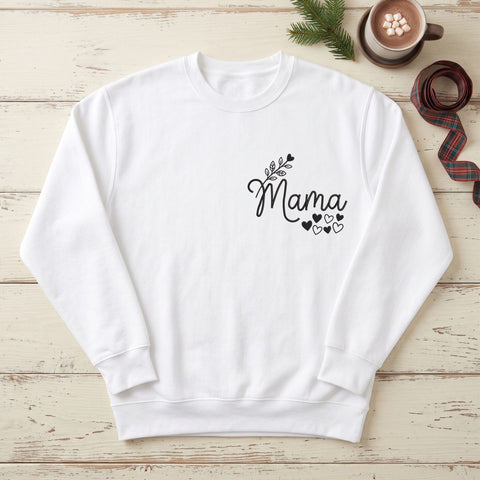 Mama Embroidery Design – Floral Mama Hearts Script Mother's Day Machine Embroidery File Embroidery/Applique DESIGNS PatternFeed8 