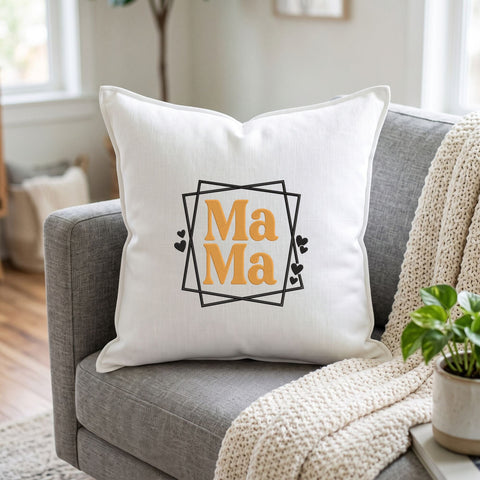 Mama Embroidery Design – Modern Geometric Frame Hearts Mom Machine Embroidery File Embroidery/Applique DESIGNS PatternFeed8 